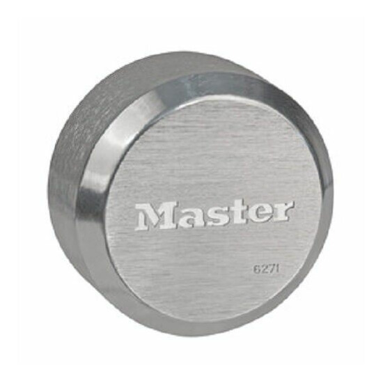 2 Master Lock 2-7/8" 6271KAW700A-80030 Keyed Alike Hockey Puck Shackleless Locks image {3}