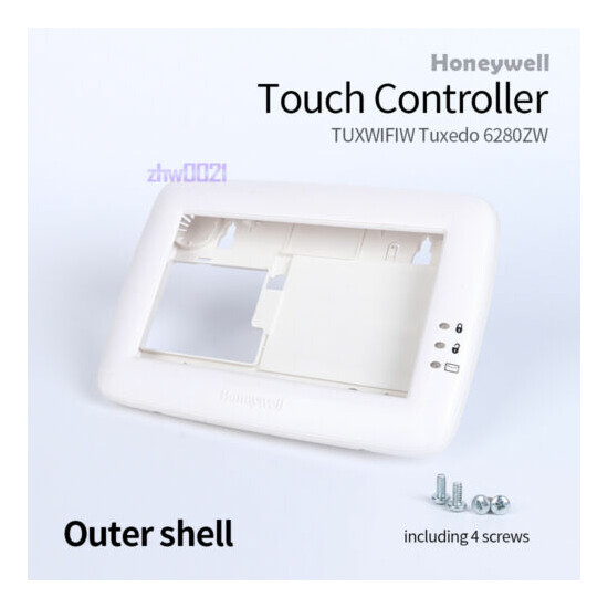 Honeywell TUXWIFIW/TUXWIFIS Tuxedo Touch Controller 6280ZW Outer shell Security image {1}