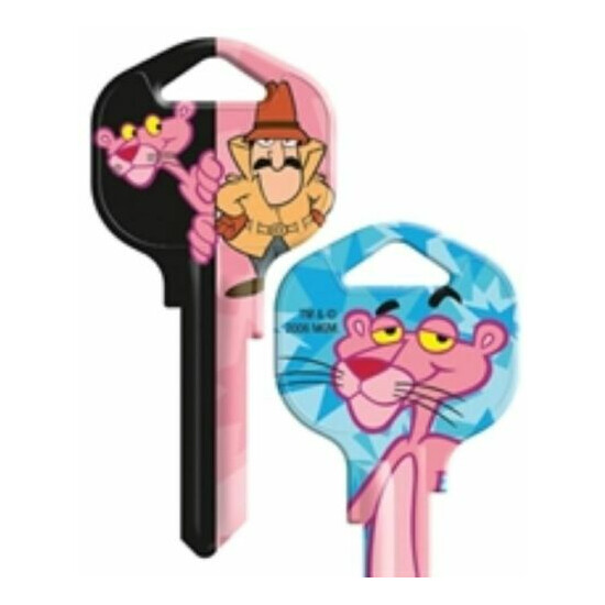 Pink Panther & Inspector House Key Blank - Collectable Key - Jacques Clouseau image {1}
