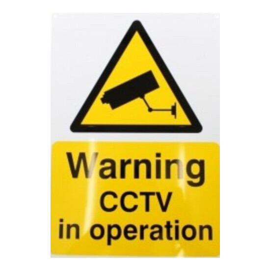Dummy CCTV Camera's & English Signs & Labels (ideal for Homes & Business) image {4}