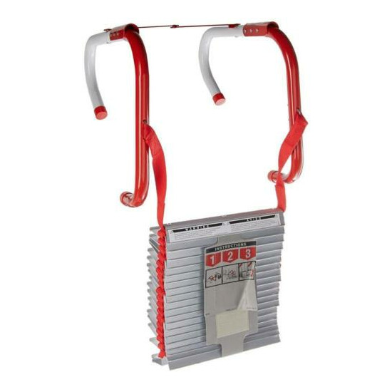 Kidde Three Story Fire Escape Ladder with Anti-Slip Rungs | 25 25-Foot, Multi  image {2}