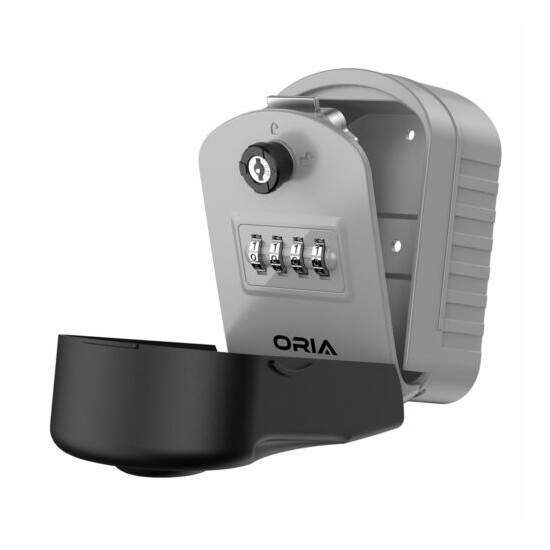 Wall-Mounted Waterproof and Rainproof Outdoor Key Lock Storage Safe Box 4 Digits image {10}