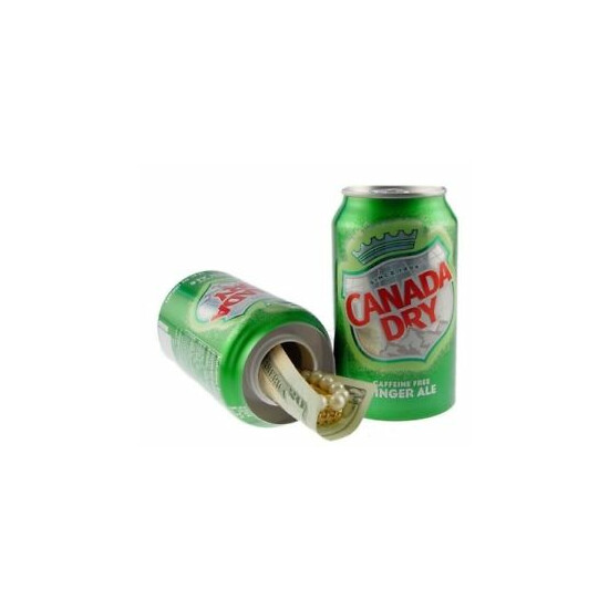 Ginger Ale Real Soda Can Safe Disguised Hidden Stash Compartment image {1}