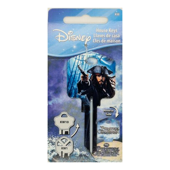 Disney Pirates of the Carribean House Key Blank - Collectable Key - Captain Jack image {1}
