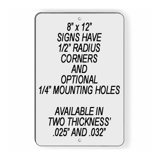 Parking Aluminum Sign 6" x 12" customer parking - park here - SCP018 image {3}
