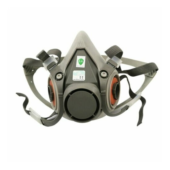 Full/Half Face Gas Mask Respirator Painting Spraying Safety Protection Facepiece image {50}