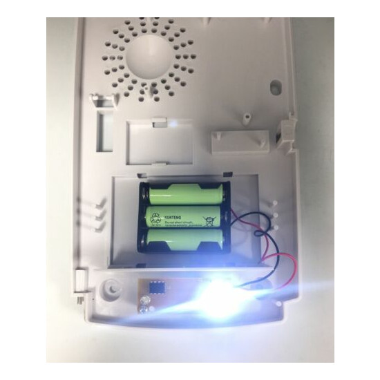 Dummy Alarm Box Blue Lens Long Lasting Dual Flashing Strobe 2 LED Weatherproof image {2}