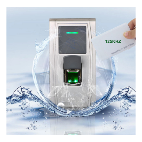 ZKTeco MA300 IP65 Waterproof Biometric Fingerprint RFID Card Door Access Control image {4}