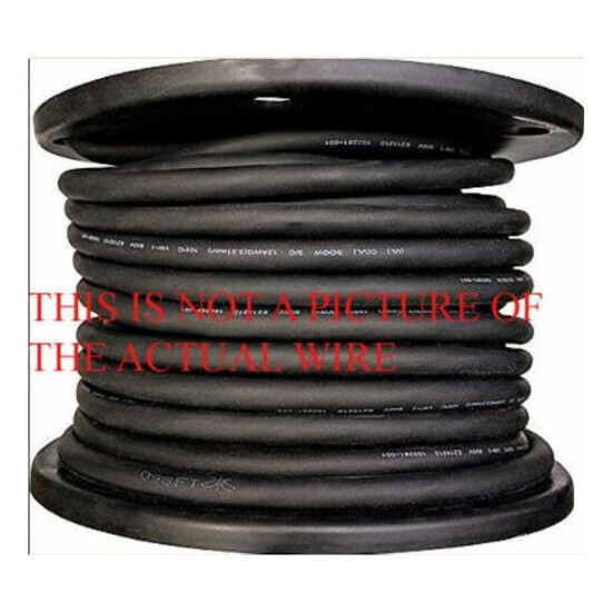 75 FT 16/3 SOOW SO SOO SOW BLACK RUBBER CORD EXTENSION WIRE/CABLE image {2}