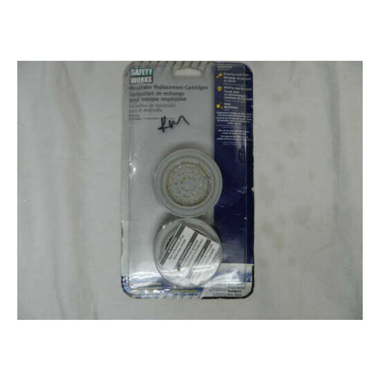 Msa Safety Works Respirator Replacement 2 Cartridges Filter 00817665 image {1}