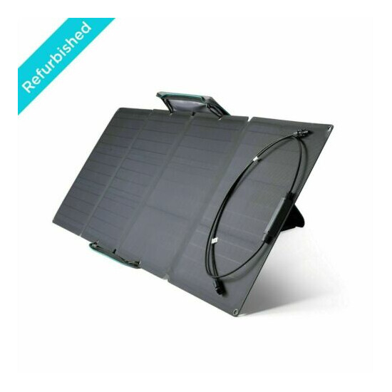 EcoFlow 110W Portable Solar Panel for Power Station, Certified Refurbished image {1}