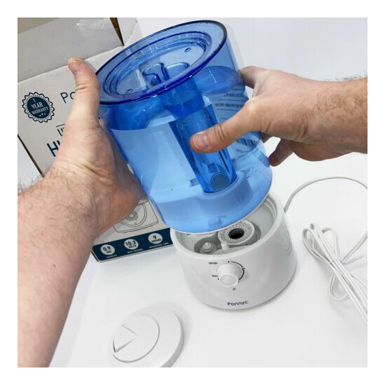 Ponnyc Cool Mist Humidifier – Ultrasonic Humidifier - US seller - SALE image {3}