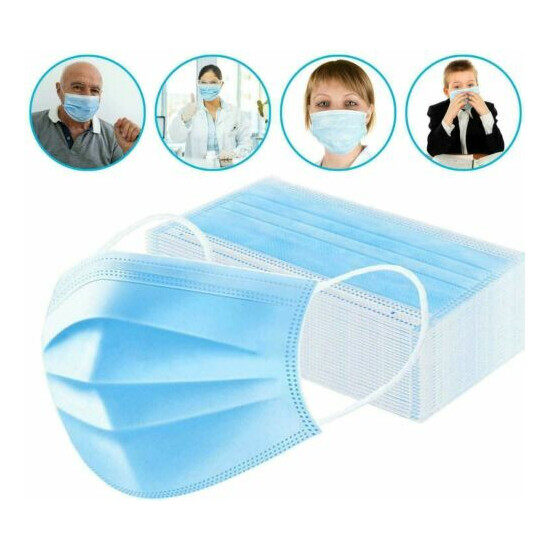 Face Mask Mouth And Nose Respirator Safe Protector Cover Lot 10,20,30,40 50 PC image {1}