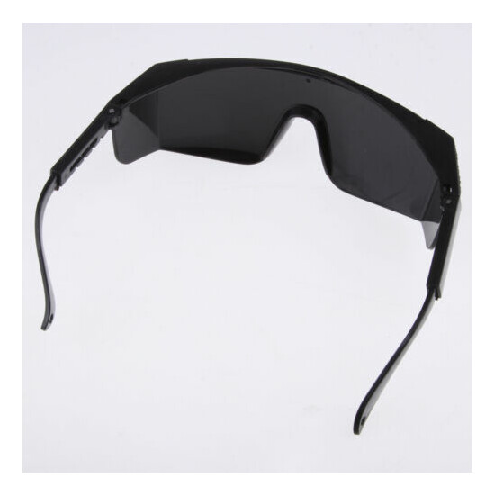 Anti-impact Work Welding Safety Eye Protective Goggles Glasses Black image {7}