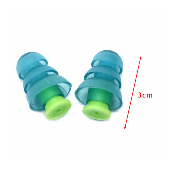 1Pair Noise Cancelling Hearing Protection Earplugs Reusable Silicone Ear pY-dm image {8}