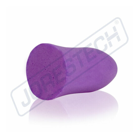 EarPlugs 50 Pair Purple Soft Foam Individually NRR 31DB Sleep Travel Noise image {4}