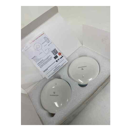 Wasserstein WiFi Water Leak Sensor Smart Leak Flood Detector 2-Pack White image {3}