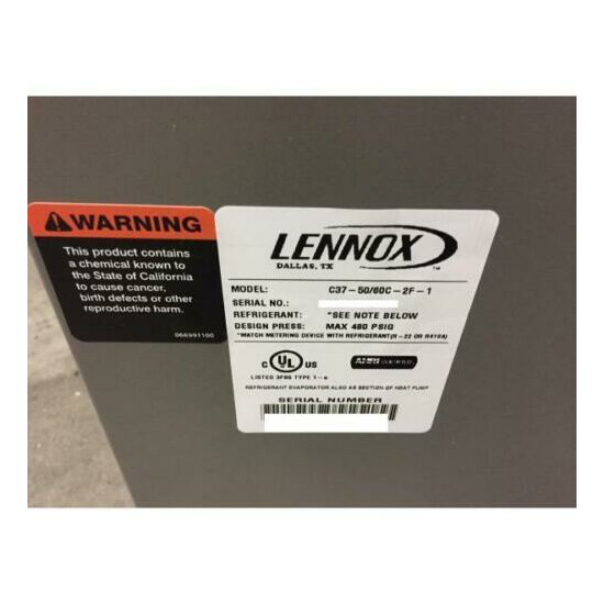 LENNOXC37-50/60C-2F-1 5 TON AC/HP UPFLOW CASED "A" COIL image {2}