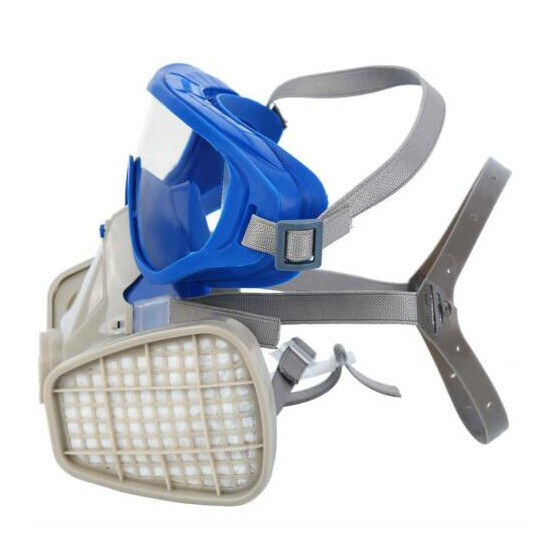 Full Face Gas Mask Cover Spraying Paint Chemical Comprehensive Respirator Mask image {5}