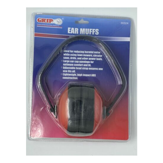 Grip Tools 30324 Ear Muffs - Ear Protection - Brand New in Package image {1}