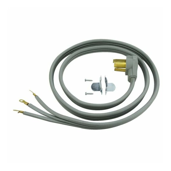 CP 6 ft 10/3 SRDT, Indoor Dryer Cord, 3-Wire 30 Amp, Gray, CP10016  image {1}