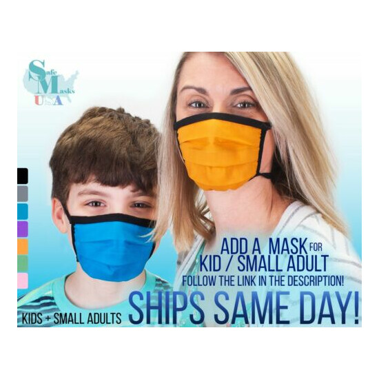 Face Mask Filters - Made in USA Replacement Filters for Face Masks PM2.5 Filters image {5}