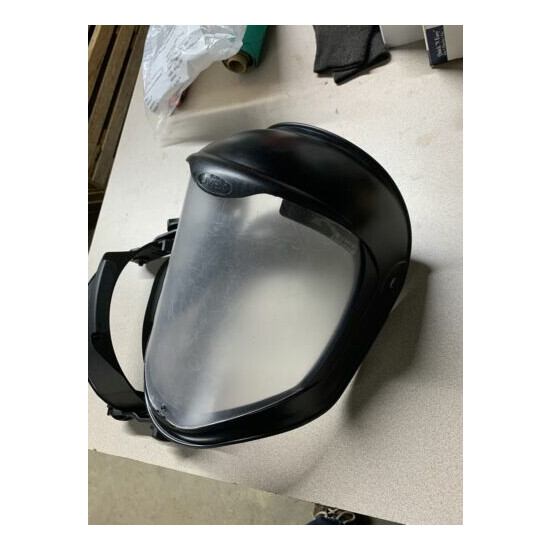 NewHoneywell S8515 Bionic Face Shield w/UVEX S8590 Hardhat Adapter Polycarbonate image {3}