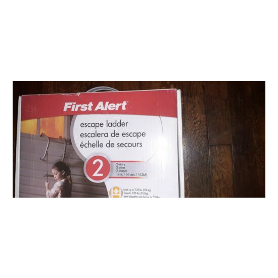 First Alert EL522 Two-Story 14ft Fire Escape Ladder image {2}