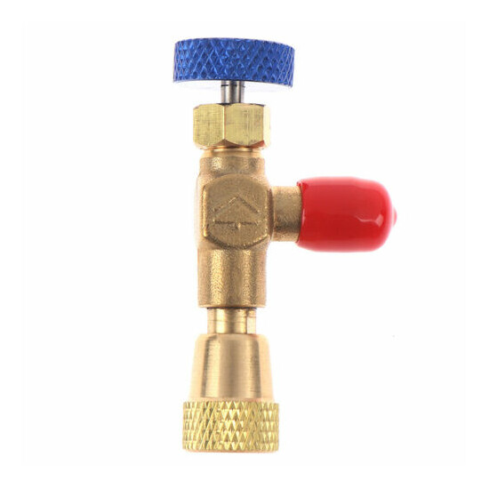2pcs R410A R22 Refrigeration Charging Adapter for 1/4" Safety Valve Ser_xa image {5}