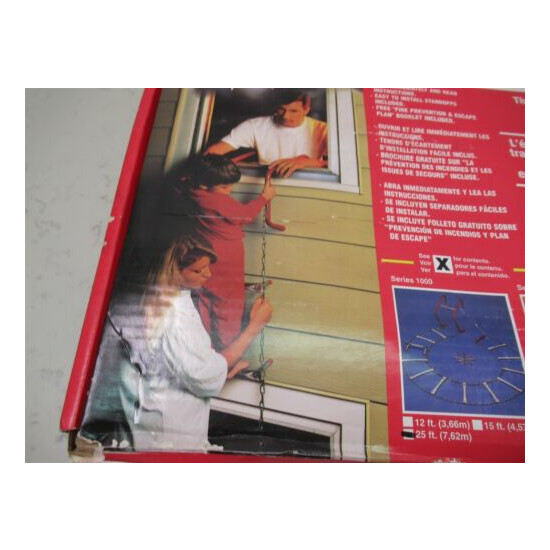 ResQLadder Emergency Fire Escape Ladder 25 Foot All Steel 1000 lbs for Windows  image {3}