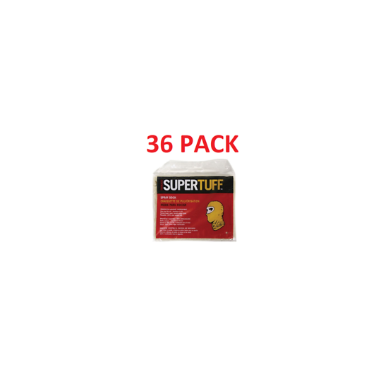 (36 PACK) TRIMACO SuperTuff 09301-A Spray Sock 100% cotton stretch BULK PACKAGE! image {1}