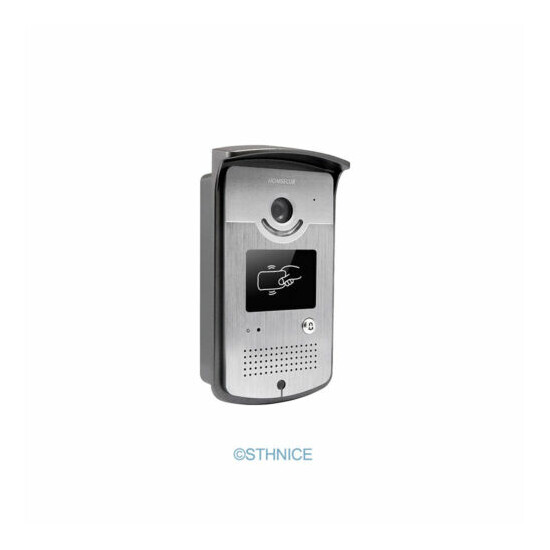 Video Door Phone Kit 1V1 + Strike Lock + Remote + Exit Button + Keyfobs + PSU image {4}