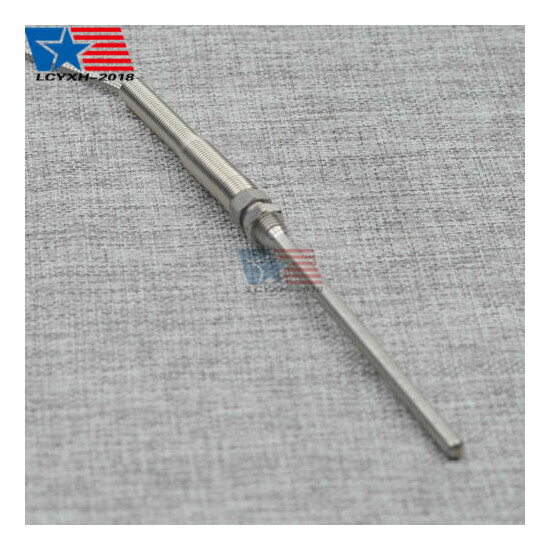 NEW K Type 5*100mm M8 Screw Thread probe thermocouple with 2m Cable USA image {4}