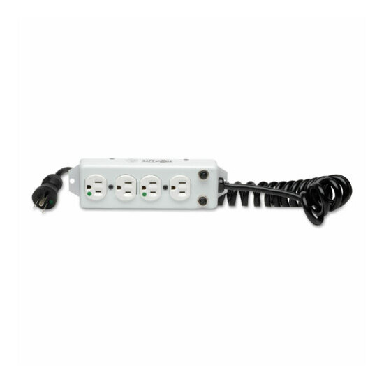 Tripp Lite Medical-Grade Power Strip for Patient Care Areas 4 Outlets 10 ft Cord image {2}