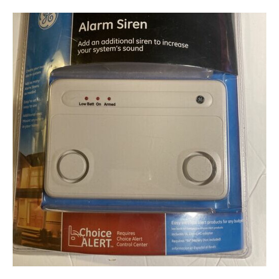 GE Alarm Kit Siren, Window & Door Sensor CHOICE ALERT Wireless Security 45136 image {4}