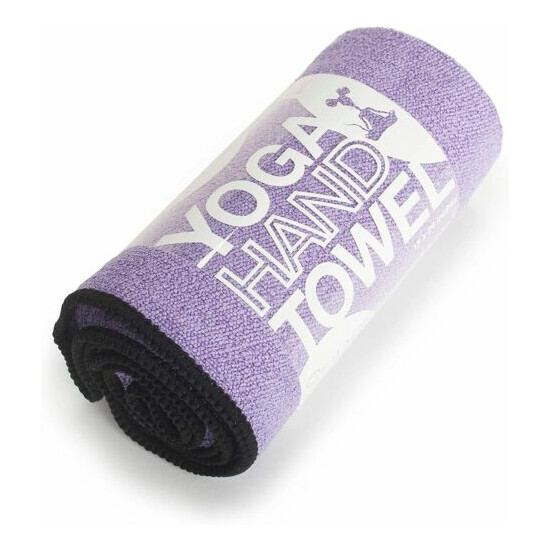 YogaRat Yoga Towel - 100% Microfiber - 15x24 in - Non-Slip - Absorbent -  image {1}