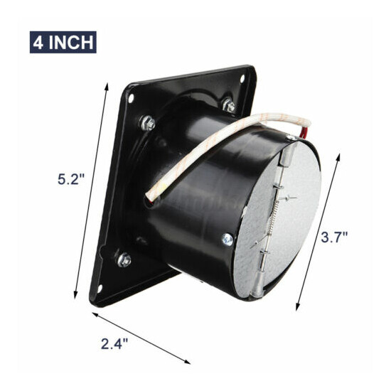 4/6/8'' Silent Wall Extractor Exhaust Ventilation Fan Inline Duct Blower Kitchen image {6}
