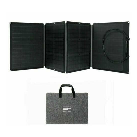 EcoFlow 110W Portable Solar Panel for Power Station, Certified Refurbished image {3}