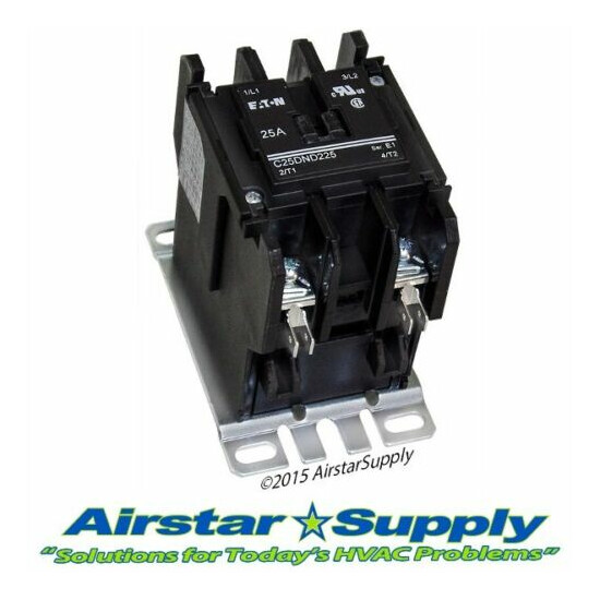 C25DND225T Eaton / Cutler Hammer Contactor - 25 Amp • 2 Pole • 24V Coil image {2}