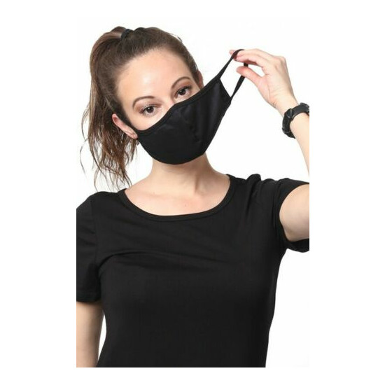 Washable Cotton Face Mask Reusable Breathable Soft Mouth Cover Made in the USA Thumb {7}