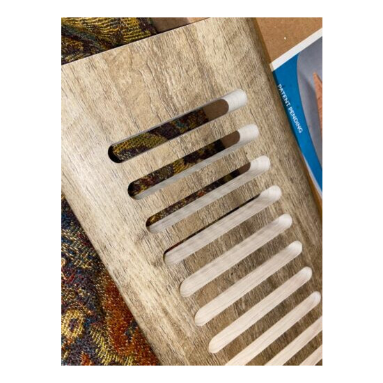 Dream Home Floor Grille Wooden vent cover New in box - 4x10 image {1}