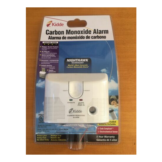 New - Kidde Carbon Monoxide Alarm Nighthawk Technology KN-COB-LCB-A image {1}