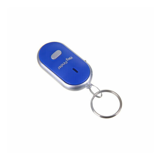 Lost Key Finder Whistle Beeping Flash Locator Remote keychain LED Sonic torch* image {4}