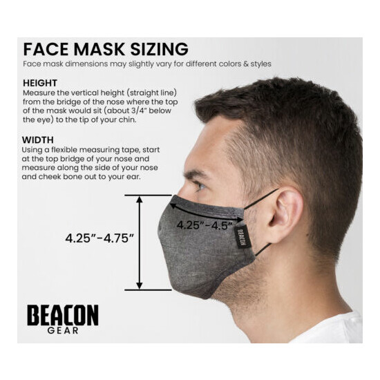 Premium 3 or 4 Layer Face Mask + 4 Mask Filters - Reusable Washable Cotton Cloth image {11}