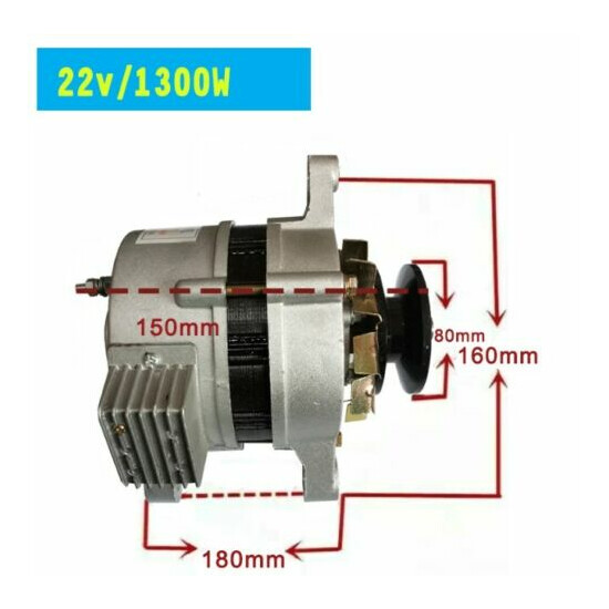 220V 1300W high power small generator permanent magnet brushless constant voltag image {3}