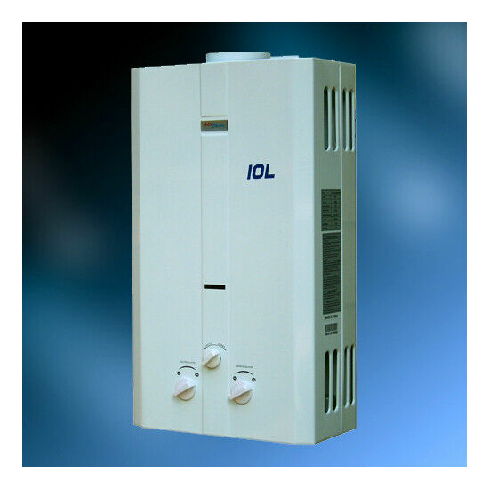 NEW NATURAL GAS TANKLESS WATER HEATER 10L image {1}