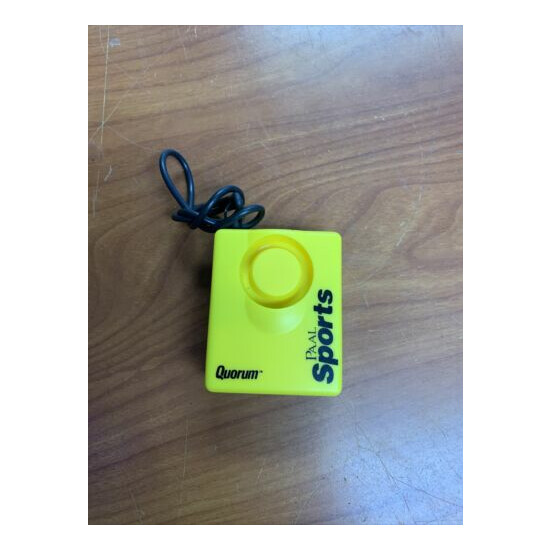 Paal Sports Quorum Yellow Personal Security Attack Alarm Clip and Pull door pin image {1}