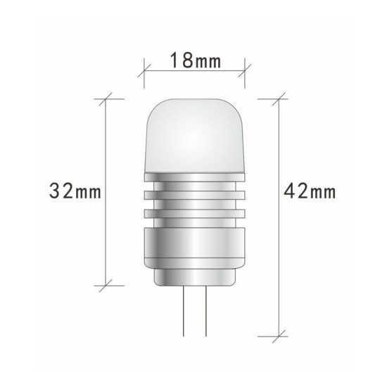 4W long life LED replacement for Osram 12V 20W GY6.35 ministar halogen bulb Thumb {3}