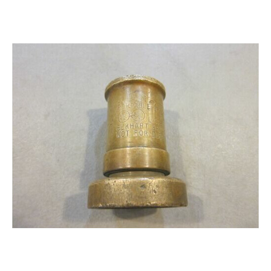 Elkhart Brass Mfg. Co. No.L-206-T Fire Hose Nozzle - FREE SHIPPING image {1}