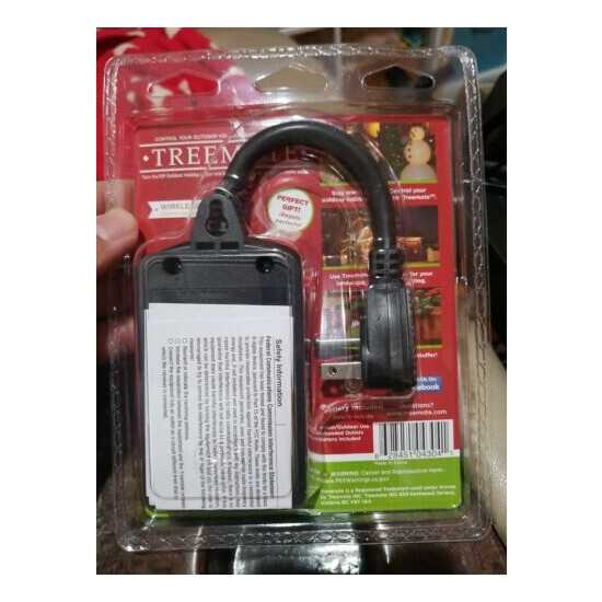 New with sealed ! Wireless Remote for Outdoor Christmas Lights by Treemote ch G image {2}